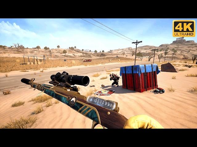 PUBG PC : MIRAMAR SNIPER GAMEPLAY (No Commentary)