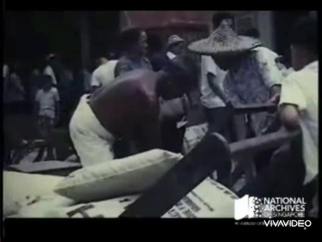 FLOOD RELIEF in 1969 Kg Lor Tai Seng.