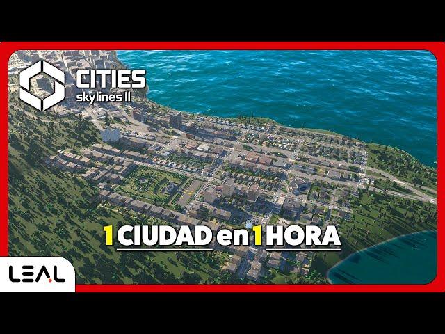 Construyendo una ciudad rentable y bonita en 1 hora | Cities Skylines 2 Challenge @CityPlannerPlays