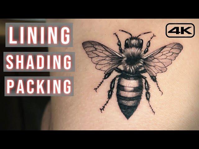 Tattoo Tutorial on Real Skin - How to Tattoo for Beginners