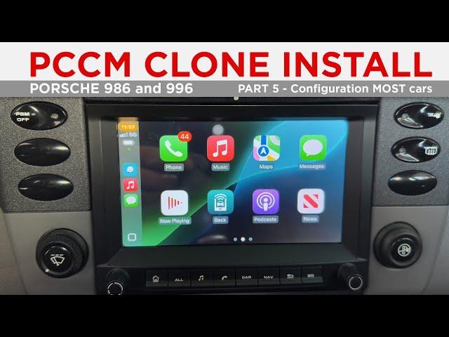 Part 5 - Configuration MOST based cars (2003-05) | PCCM Clone Install for Porsche 986 and 996