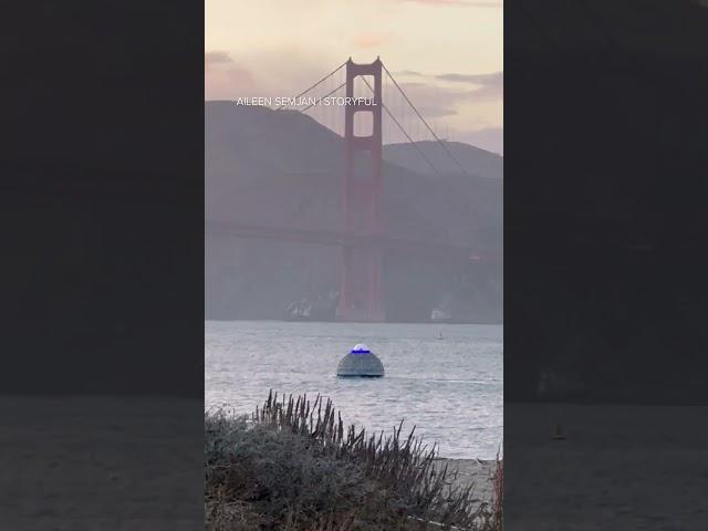 Greetings, earthlings? ️ UFO-looking spotted in San Francisco Bay