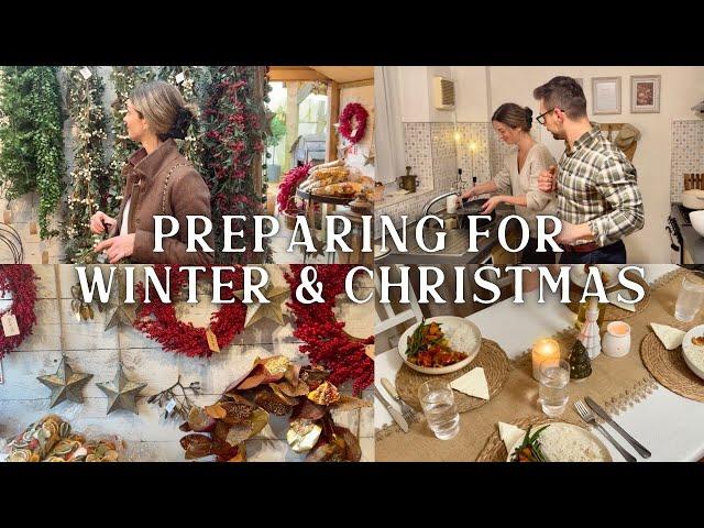 Preparing for Winter: Country Christmas Decor & Try-On Haul, Cosy Cooking, Slow Life in England Vlog