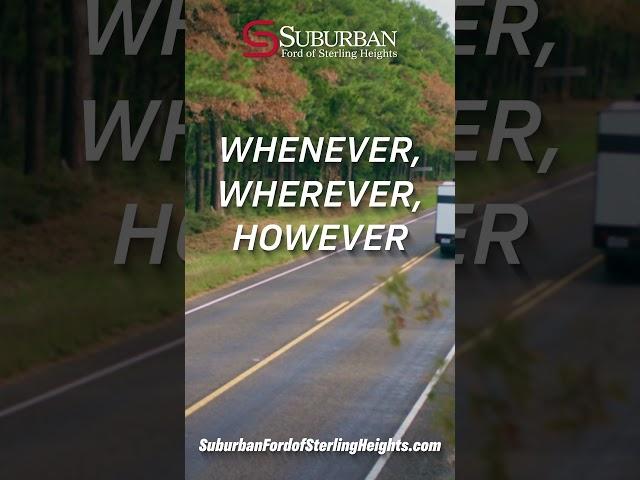 Suburban Ford of Sterling Heights: Elevating Car Buying Standards – Whenever, Wherever, However!