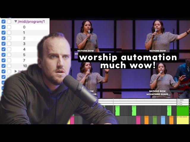 Worship Production Automation | Lyrics and Video Switching feat. Harvest New Beginning's Church