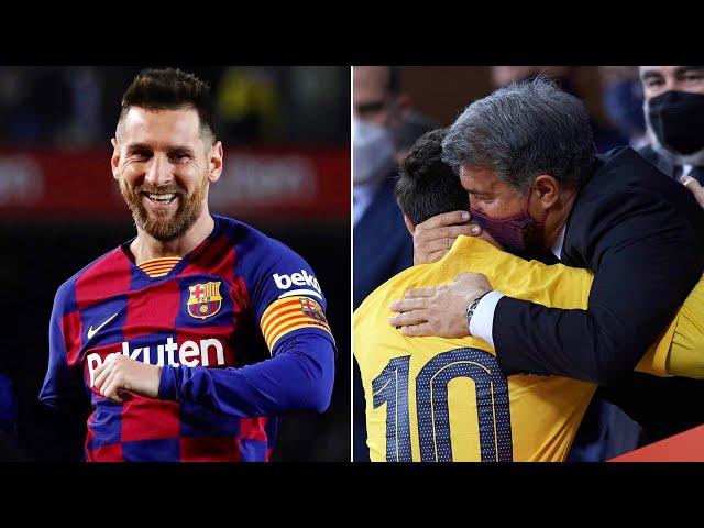 Joan Laporta says he has FIXED his relationship with Lionel Messi!