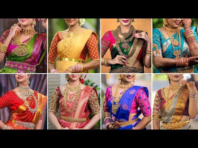 Stunning Bridal Sarees Collection | South Indian Wedding Saree Design | Silk Saree Blouse Designs