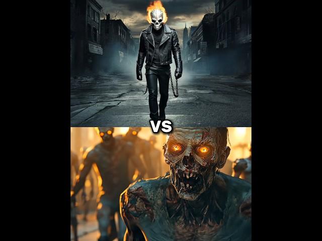 Ghost Rider vs Zombies vs Gaint Creatures ( Werewolf, Hellboy, Mummies, yeti, preditor, whiches)