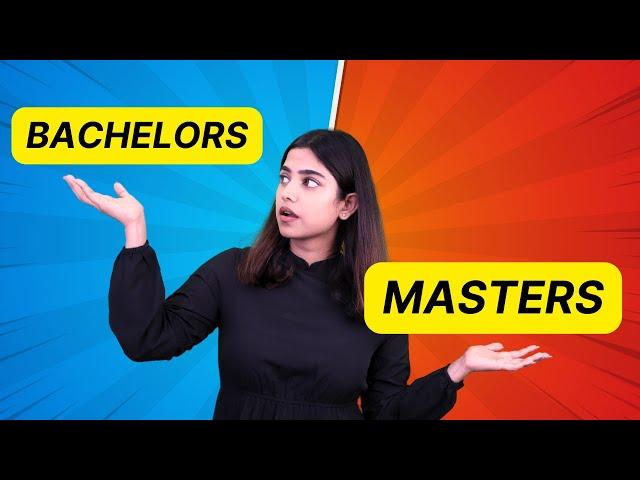 Bachelor's or Master's | Which Should You Choose? - Study Abroad 2024 #degree