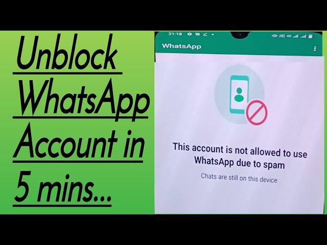 how to unblock whatsapp account simple steps 100% working