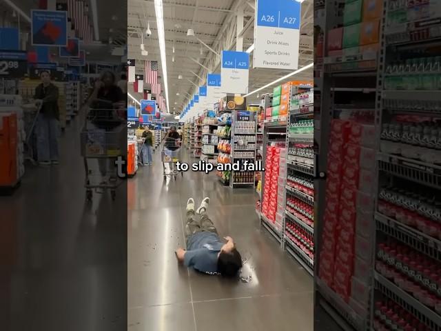 Can you sue WALMART by slipping and falling