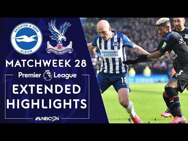 Brighton v. Crystal Palace | PREMIER LEAGUE HIGHLIGHTS | 2/29/2020 | NBC Sports