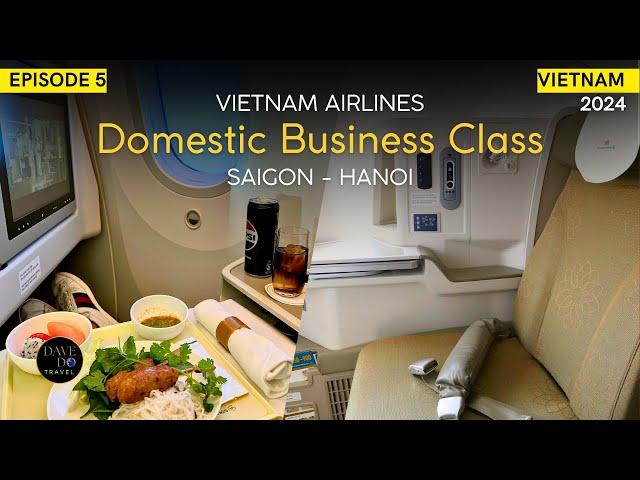 Vietnam Airlines Domestic BUSINESS CLASS  Consistent Service & Superb Experience On a Boeing 787 ️