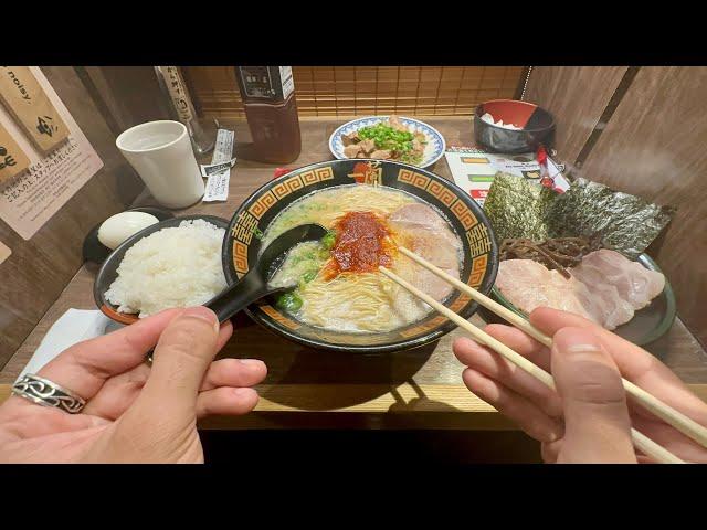 PERFECT Ramen Noodles in Shinjuku Tokyo Japan/ Ichiran Ramen