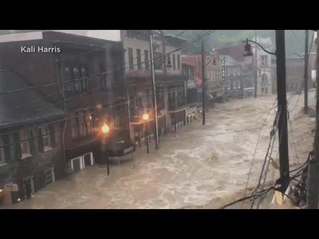 Flash flooding hits Ellicott City, Maryland