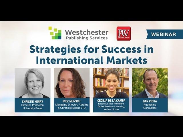 Publishing Now Fall '24: Strategies for Success in International Markets