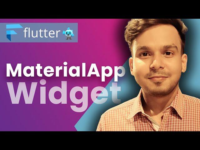 MaterialApp Widget in Flutter | #101 | Hindi