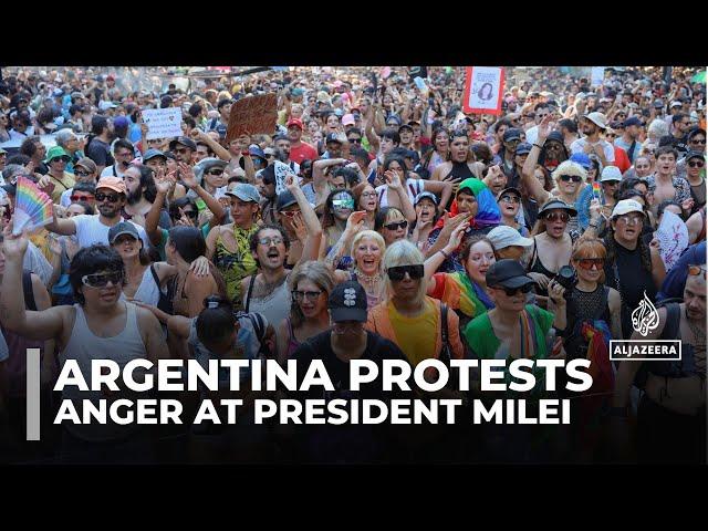 Protests erupt in Argentina over President Milei's ‘hate speech’