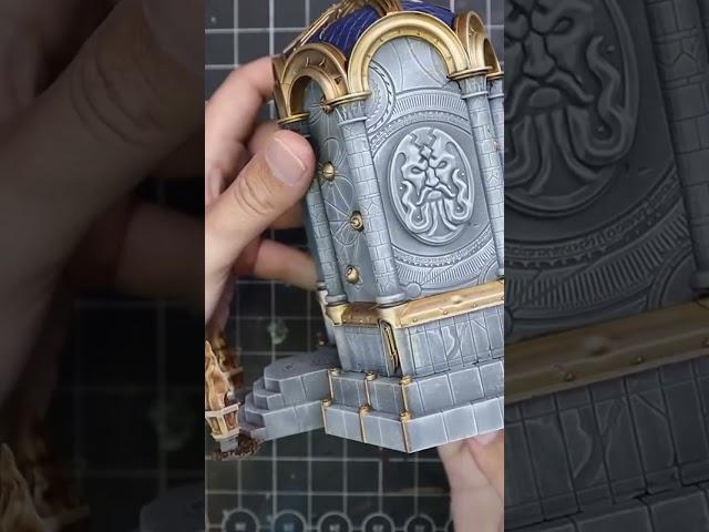 Stormreach Portal with dry brushing and contrast paint for Stormcast Eternals in Age of Sigmar!