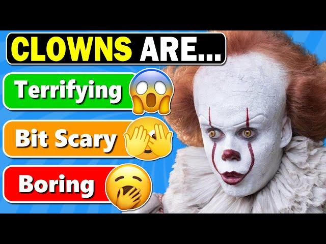 Tier List: Fears | What scares you? 🫣