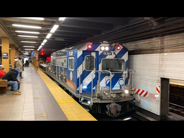 MTA New York City Subway D, N, R, & Work Trains @ 36th Street On BMT Fourth Avenue Line (2/4/21)