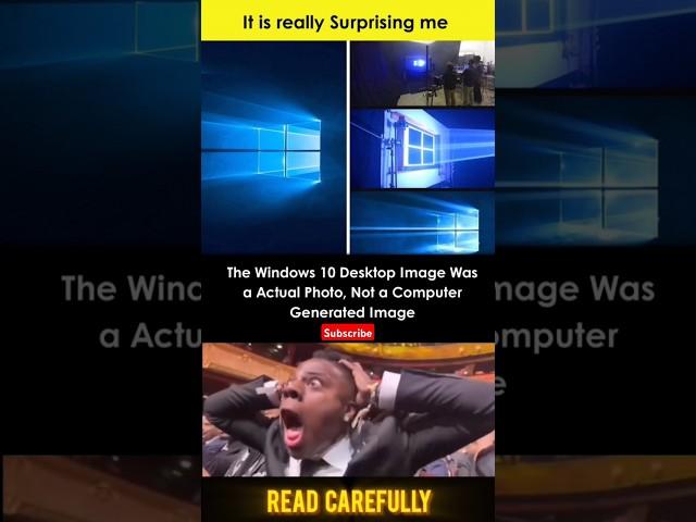 Mind-Blowing Fact: Windows 10 Wallpaper Was a REAL Photo!  #TechTrivia #Windows10