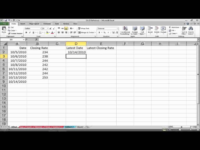 How to Use Offset Function in Excel