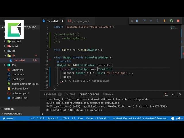 Tutorial #17 - Building a Widget Tree(Flutter App Development Tutorials)