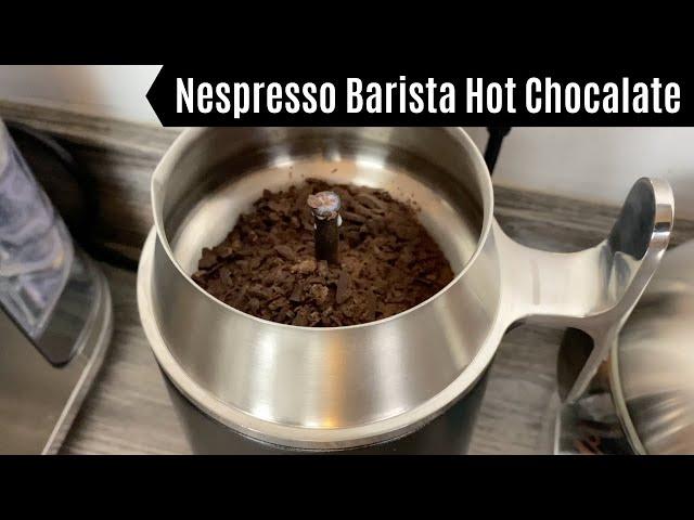 Nespresso Barista Recipe Maker Hot Chocolate using Hotel Chocolat Sachets - Bigger and Better? | A2B