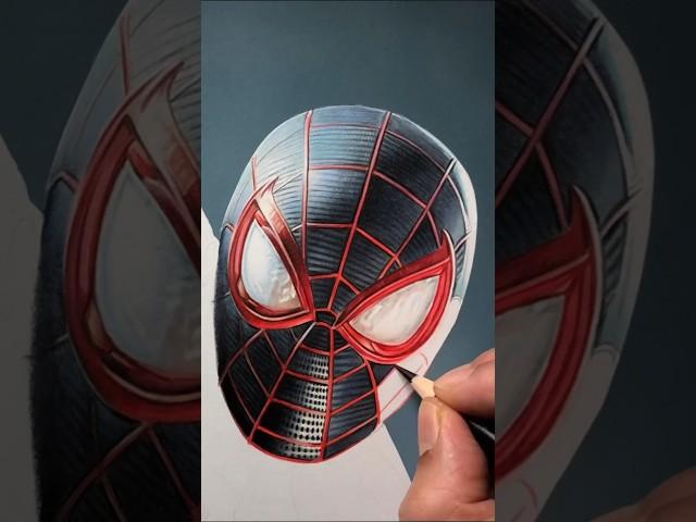 Spider-Man ️ Miles Morales (PS5) Time-lapse #artology #drawing