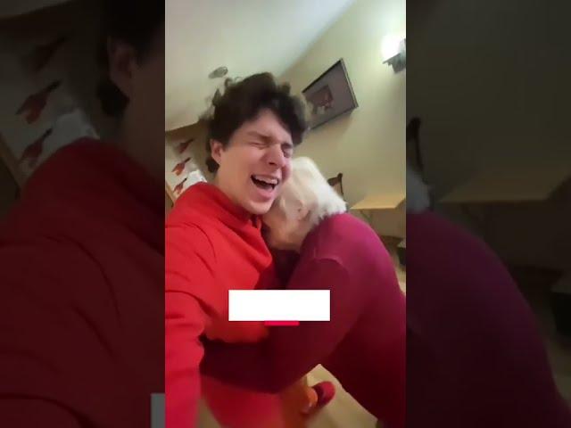 TERREMOTO EN VIVO  CON MI ABUELITA ‍ #Shorts