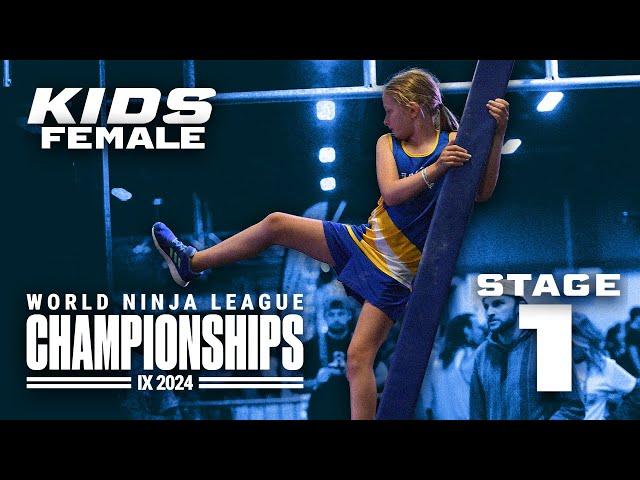 Kids Female | Stage 1 | 2024 World Ninja League Championships