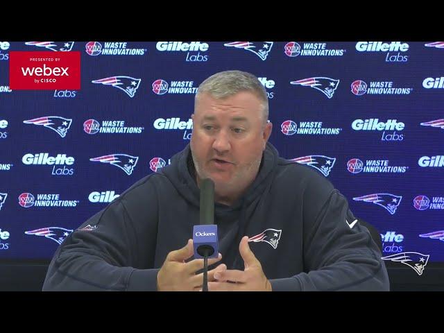 Alex Van Pelt: “We Have To Play Better.” | Patriots Press Conference