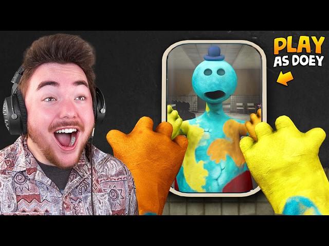 PLAY AS DOEY MOD!!! | Poppy Playtime Chapter 4 Gameplay (Mods)