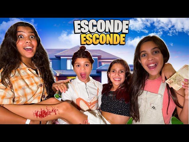 ESCONDE ESCONDE JÉSSICA FOI PICADA POR UMA ARRANHA (ft Irmãs Pina)- Jessica Sousa e família