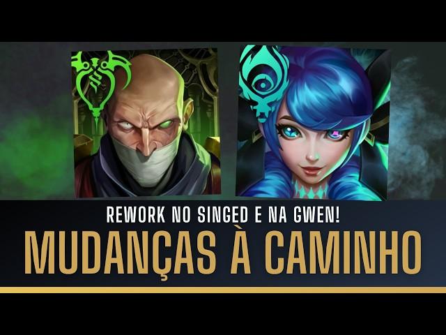EXPLICANDO AS MUDANÇAS NO SINGED E O MINI REWORK DA GWEN! A MAIOR MUDANÇA EM 15 ANOS DO CAMPEÃO