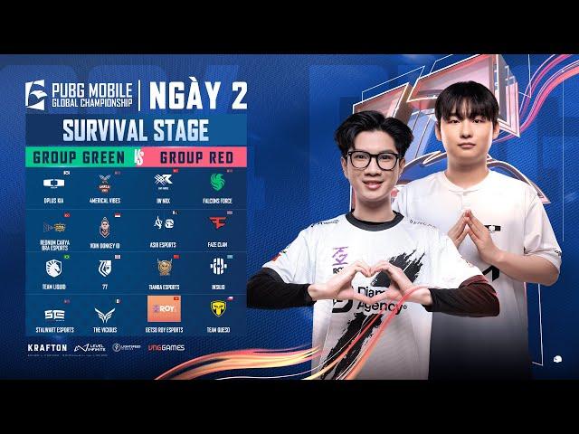 [TRỰC TIẾP VN] 2024 PMGC League | Survival Stage Day 2 | PUBG MOBILE Global Championship