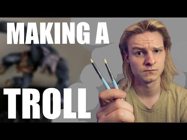 Sculpting A Troll Miniature for D&D