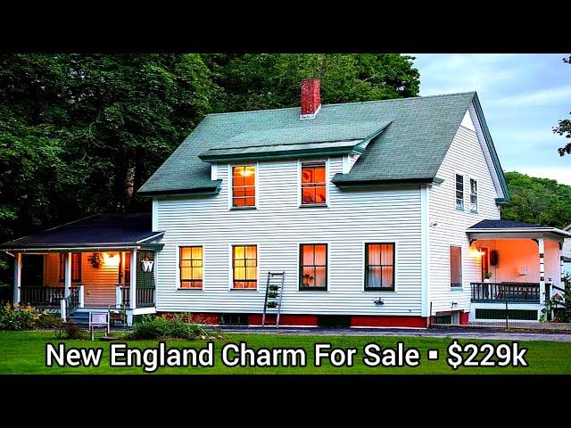 Vermont Cheap Homes For Sale | $229k | 10,019 sqft | 5 Spacious Rooms | Old House Life