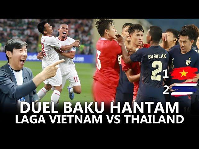 SEPAKBOLA ATAU MMA?! Laga Vietnam vs Thailand di Turnamen LPBank Cup 2024 Berakhir Ricuh Adu Kungfu