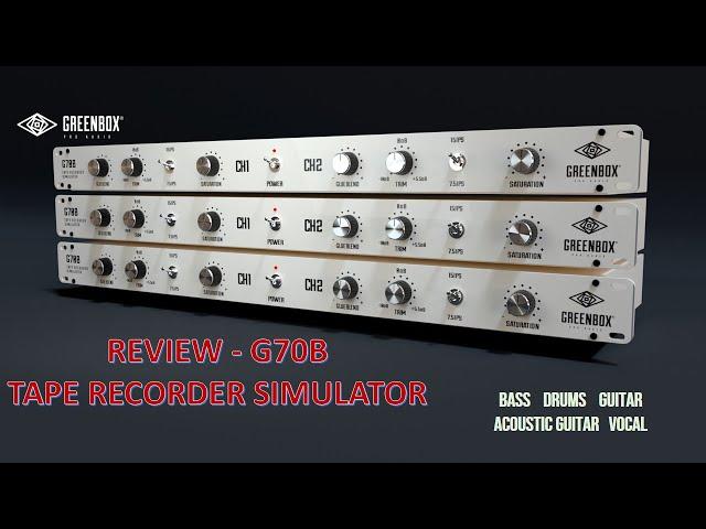 G70B - Greenbox Dual Channel Tape Recorder Simulator