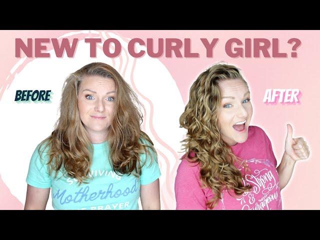 CURLY GIRL METHOD FOR BEGINNERS -- WAVY HAIR