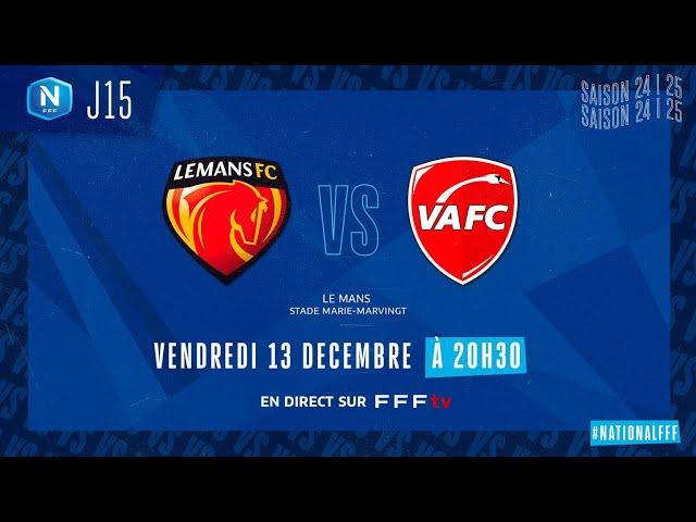 J15 I Le Mans FC vs Valenciennes FC en replay (2-1) I National FFF 2024-2025