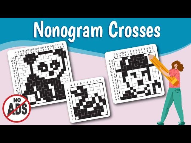 Cross-a-Pix: Nonogram Crosses