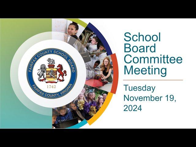 11/19/24 - FCPS Governance Committee Meeting