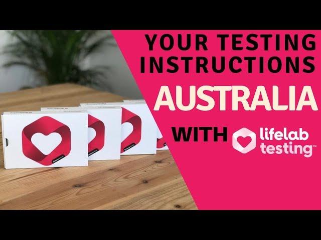 Lifelab Testing - Your Testing Instructions Australia