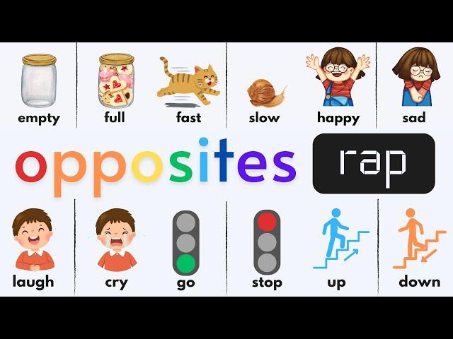 The Opposites Song | Learning Song | Nursery Rhymes for Kids | Little Tiger TV