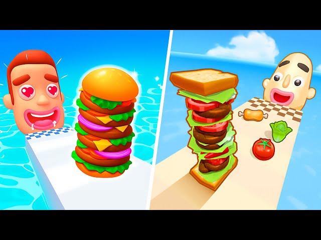 Sandwich Runner Stack Bread | Sandwich Runner - All Level Gameplay Android,iOS - NEW APK UPDATE