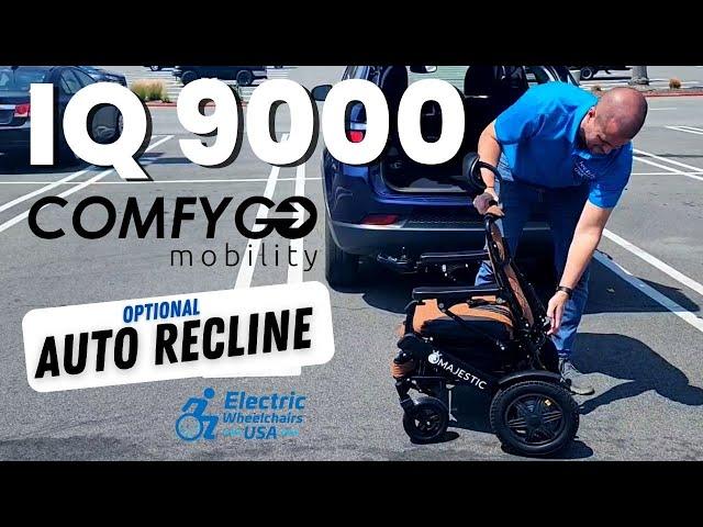 ComfyGo IQ-9000 Remote Controlled Folding Power Wheelchair [2024]