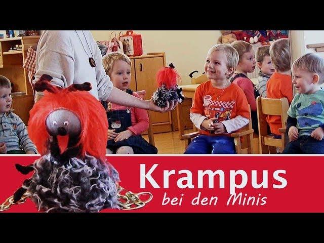 Der Krampus - Knecht Ruprecht ist da bei den Minis - Kinderkrippe Kita Bad Waltersdorf